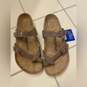 New! Birkenstock Mayari Sandals Women’s 39, US 8.5 ~ Mocha *BNWT**